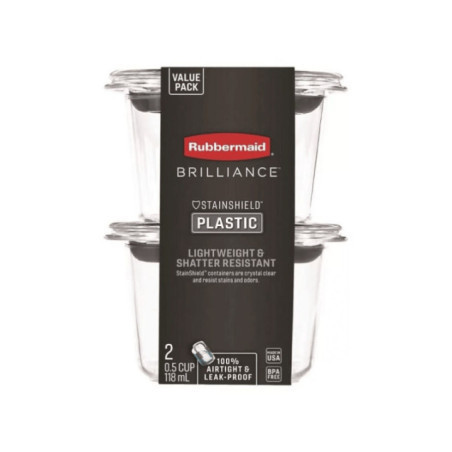 SET 2 MINI CONT HERMET 0.5TZ. BRLNC