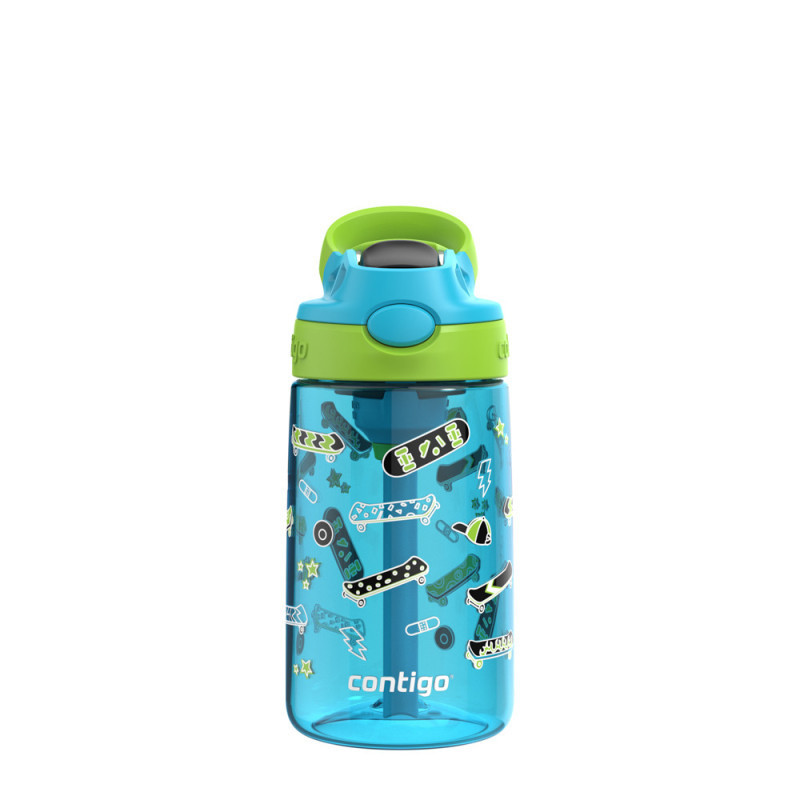 BOTELLA AGUA CONT KIDS PL 414ML SKATER