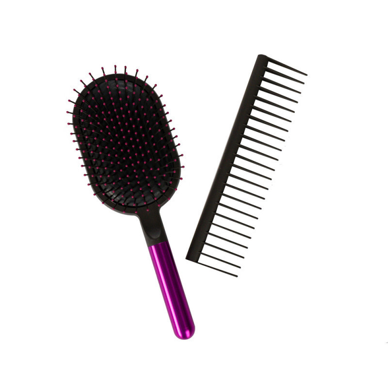 CEPILLO Y PEINE H&L 25 MORADO