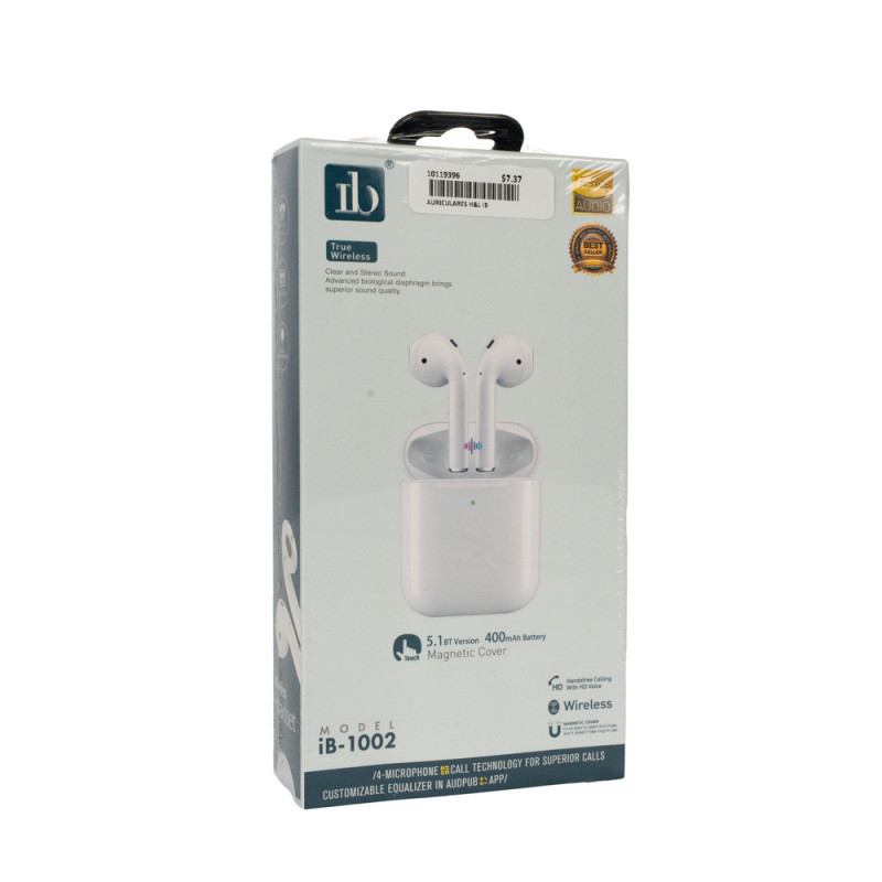 AURICULARES H&L IB-1002 BLANCO