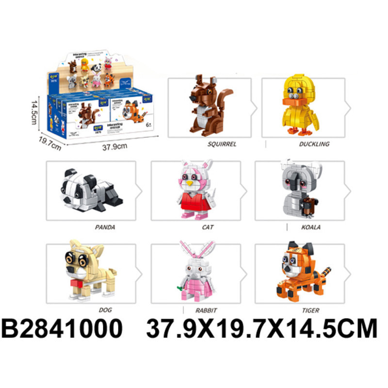 BLOQUES MINI ANIMALITO 2841000
