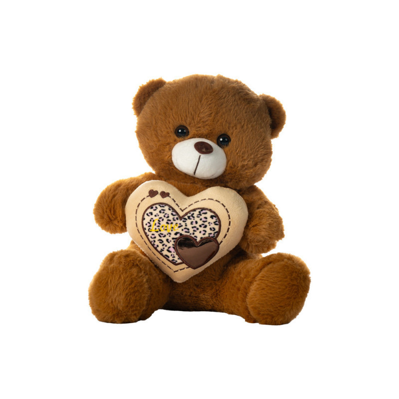 PELUCHE OSO CORAZON JQAE-006