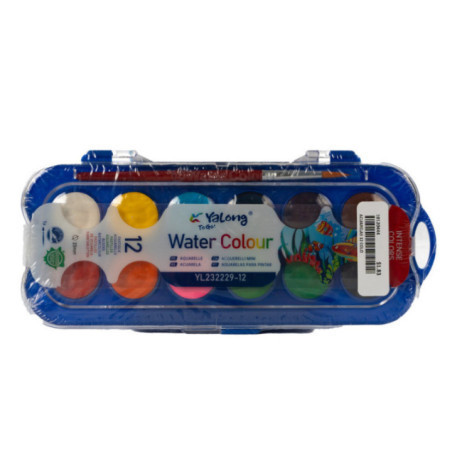 ACUARELAS 12 COLORES JQAE-111