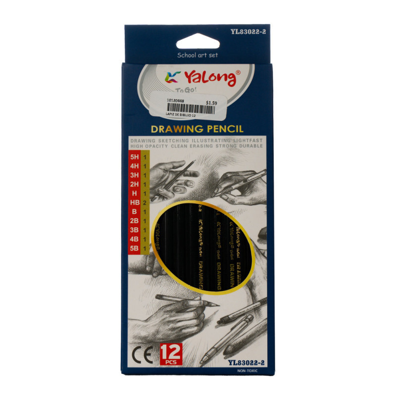 LAPIZ DE DIBUJO 12UNI JQAE-115