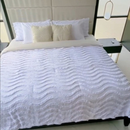 COBERTOR H&L CURVE WHITE 3PL