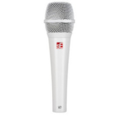 MICROFONO DINÁMICO DE MANO V7 BLANCO