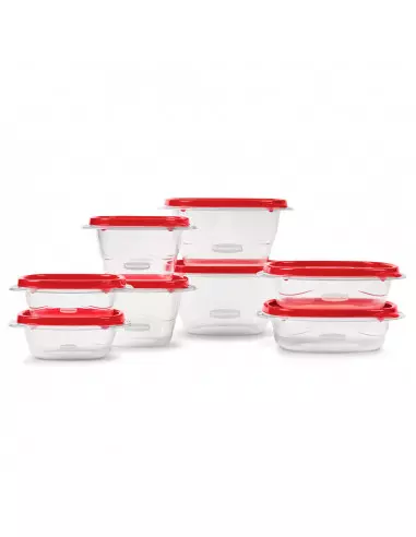 SET ENVASES 16PZS EASYFINDLIDS TAPA ROJA