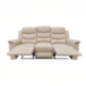 RECLINABLE 3PUESTOS CON CONSOLA BEIGE RECLINABLE 3PUESTOS CON CONSOLA BEIGE