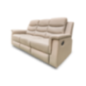 RECLINABLE 3PUESTOS CON CONSOLA BEIGE RECLINABLE 3PUESTOS CON CONSOLA BEIGE