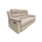 RECLINABLE 3PUESTOS CON CONSOLA BEIGE RECLINABLE 3PUESTOS CON CONSOLA BEIGE