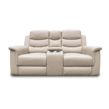 RECLINABLE 2PUESTOS CON POSAVASOS BEIGE