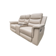 RECLINABLE 2PUESTOS CON POSAVASOS BEIGE